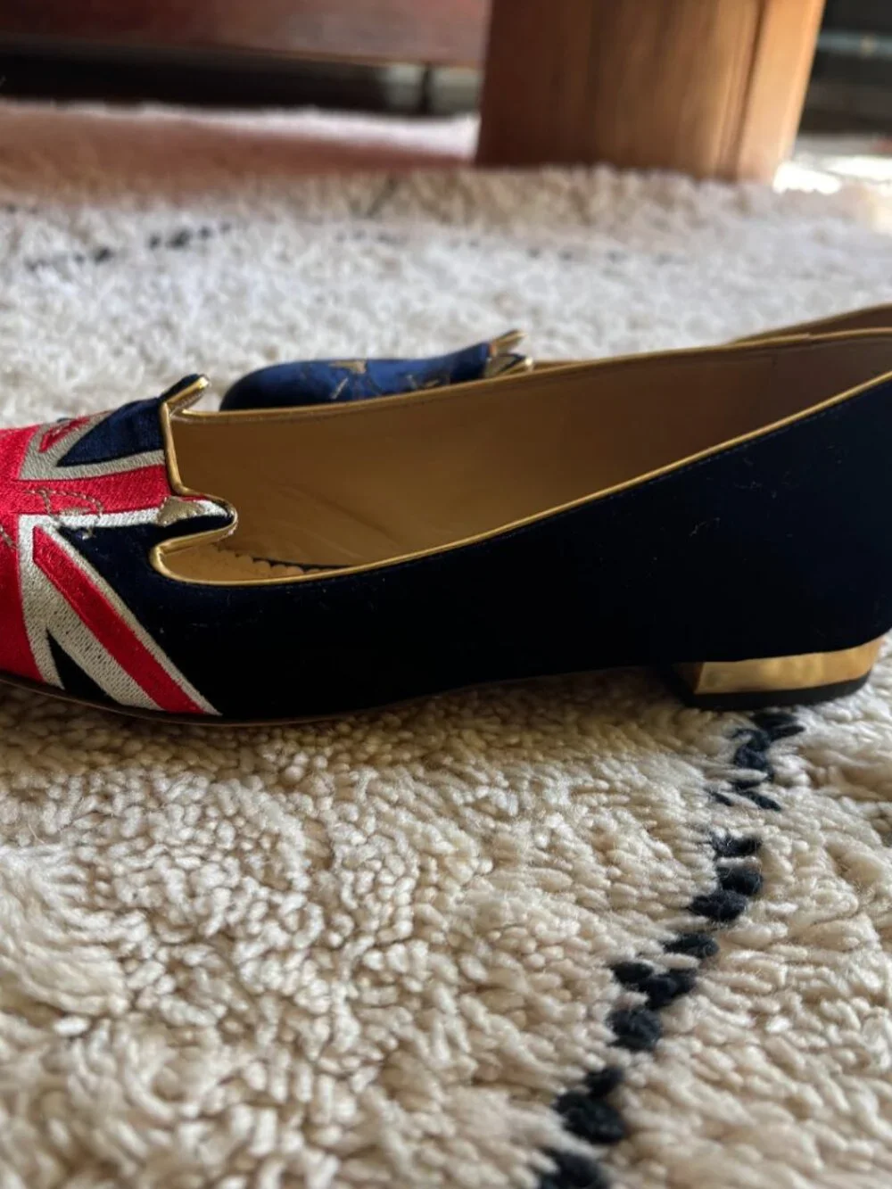 Charlotte Olympia British kitty flats -- limited edition -- size 37.5